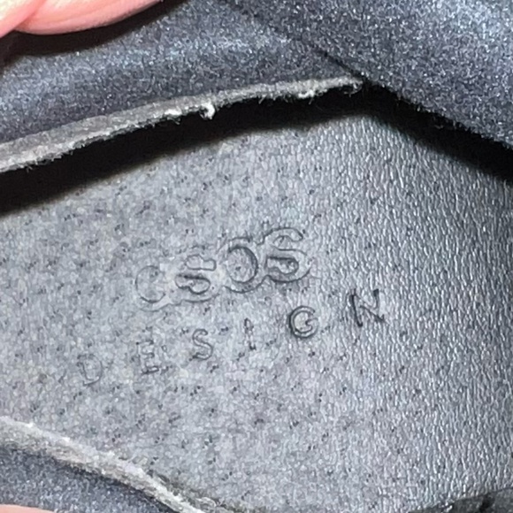 ASOS Design Kate Flat Over the Knee Faux Leather Black Boots - Size 6 - Picture 11 of 12